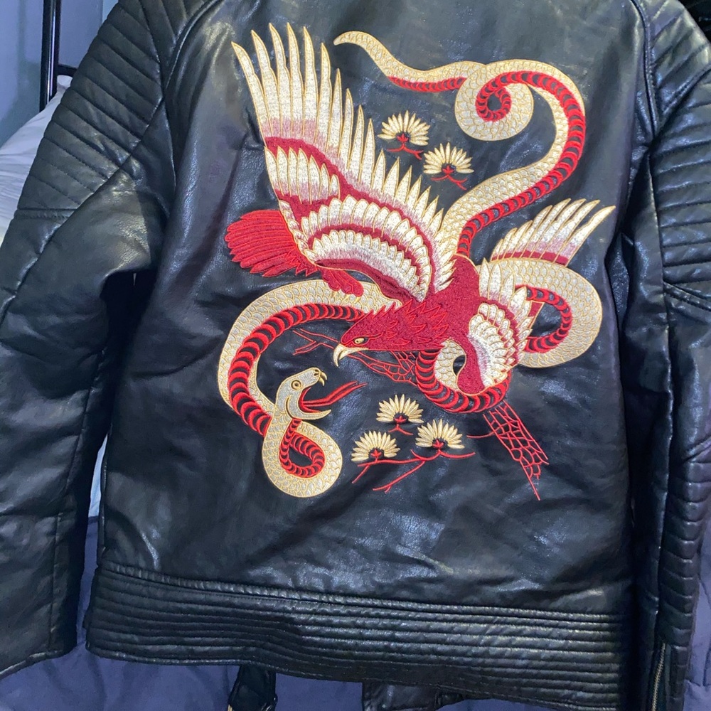 Faux leather jacket - Picture 2 of 5